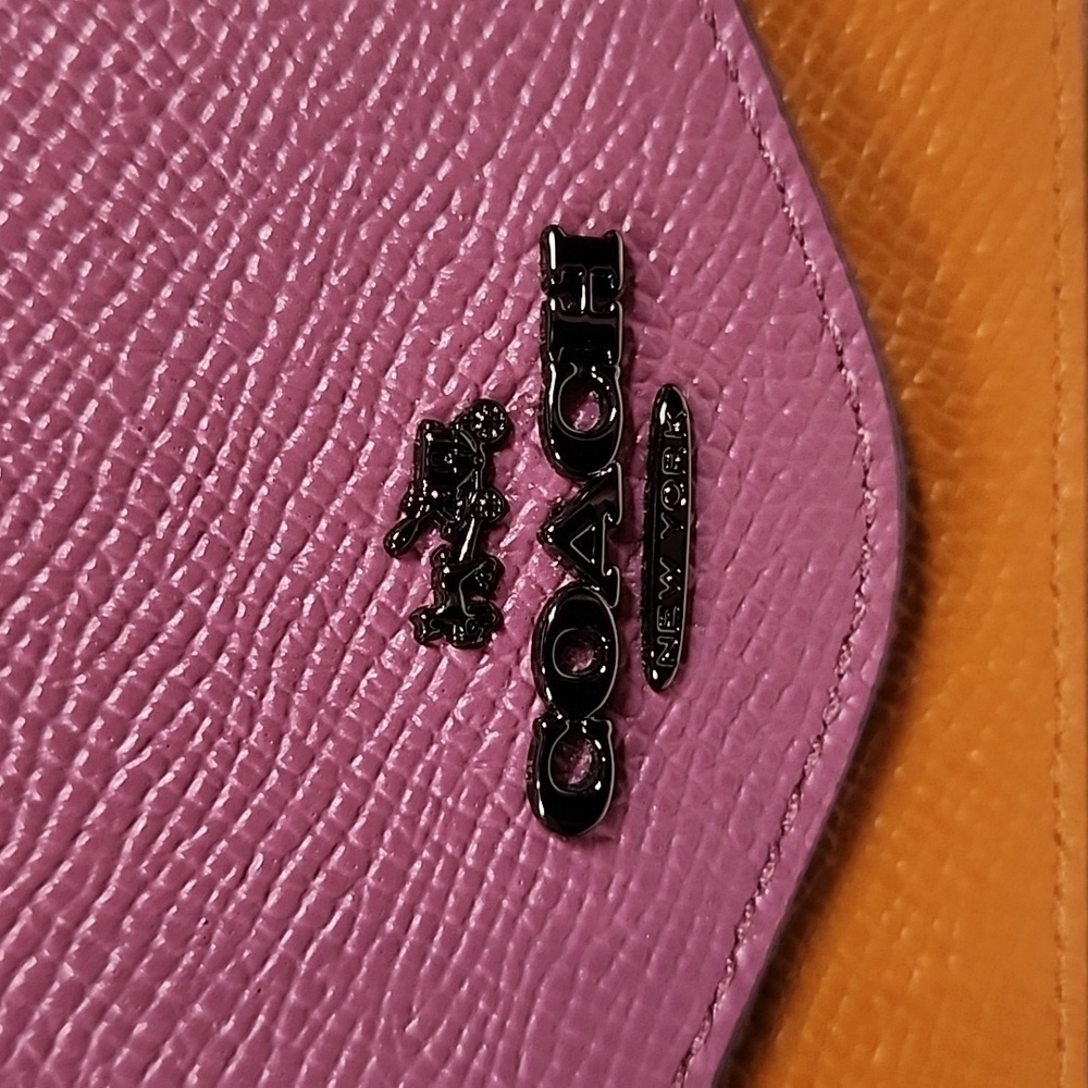 Coach Soft Wallet In Colorblock #12122 - Picture 7 of 10